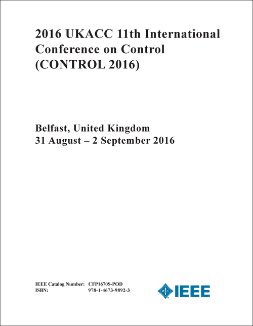 CONTROL. UKACC INTERNATIONAL CONFERENCE. 11TH 2016. (CONTROL 2016)