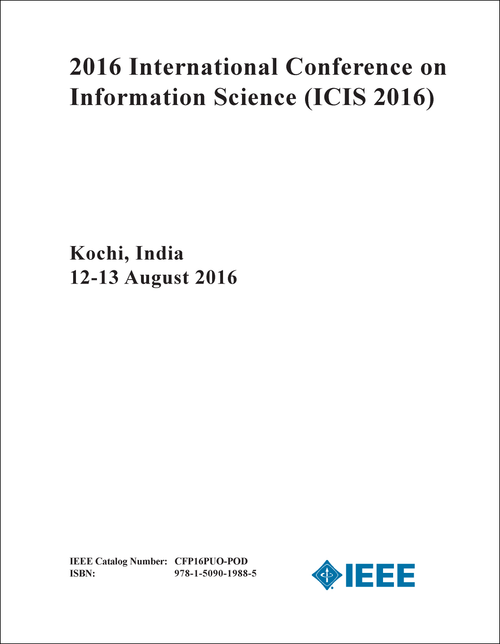 INFORMATION SCIENCE. INTERNATIONAL CONFERENCE. 2016. (ICIS 2016)