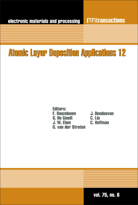 ATOMIC LAYER DEPOSITION APPLICATIONS 12. (PRiME 2016)