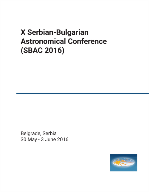 ASTRONOMICAL CONFERENCE. SERBIAN-BULGARIAN. 10TH 2016. (SBAC 2016)