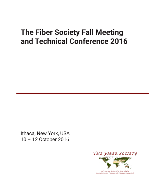 FIBER SOCIETY. FALL MEETING AND TECHNICAL CONFERENCE. 2016.