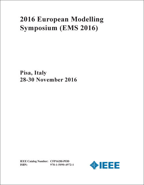 MODELLING SYMPOSIUM. EUROPEAN. 2016. (EMS 2016)