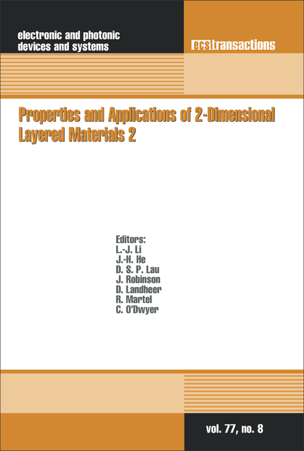 PROPERTIES AND APPLICATIONS OF 2-DIMENSIONAL LAYERED MATERIALS 2. (231ST ECS MEETING)