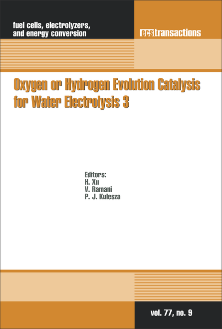 OXYGEN OR HYDROGEN EVOLUTION CATALYSTS FOR WATER ELECTROLYSIS 3. (231ST ECS MEETING)