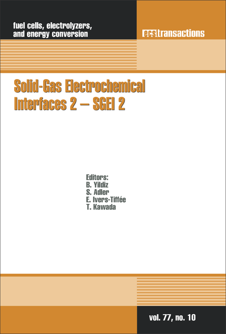 SOLID-GAS ELECTROCHEMICAL INTERFACES 2 - SGEI 2. (231ST ECS MEETING)