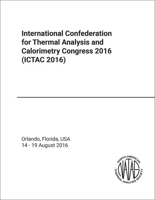 INTERNATIONAL CONFEDERATION FOR THERMAL ANALYSIS AND CALORIMETRY CONGRESS. 2016. (ICTAC 2016)