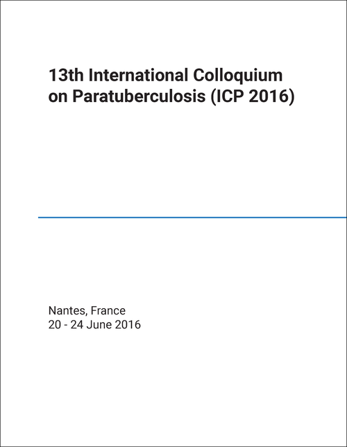 PARATUBERCULOSIS. INTERNATIONAL COLLOQUIUM. 13TH 2016. (ICP 2016)
