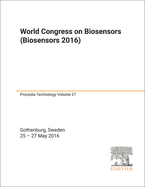 BIOSENSORS. WORLD CONGRESS. 2016. (BIOSENSORS 2016)