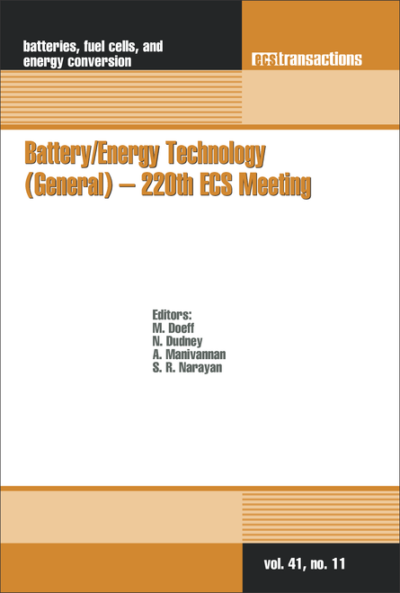 BATTERY/ENERGY TECHNOLOGY (GENERAL) - 220TH ECS MEETING.