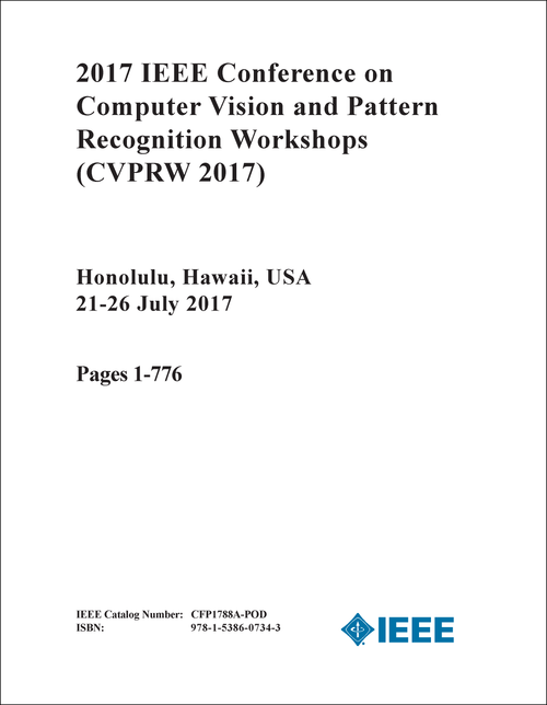 COMPUTER VISION AND PATTERN RECOGNITION WORKSHOPS. IEEE CONFERENCE. 2017. (CVPRW 2017) (3 VOLS)