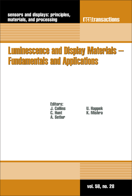 LUMINESCENCE AND DISPLAY MATERIALS - FUNDAMENTALS AND APPLICATIONS. (224TH ECS MEETING)