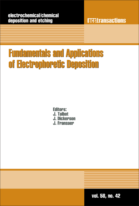 FUNDAMENTALS AND APPLICATIONS OF ELECTROPHORETIC DEPOSITION. (224TH ECS MEETING)