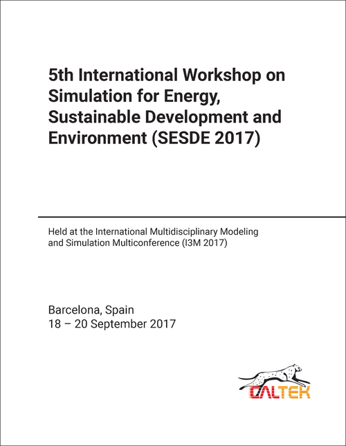 SIMULATION FOR ENERGY, SUSTAINABLE DEVELOPMENT AND ENVIRONMENT. INTERNATIONAL WORKSHOP. 5TH 2017. (SESDE 2017)