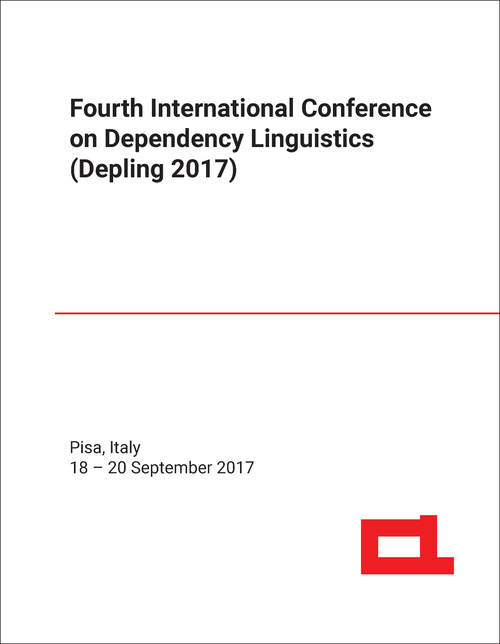 DEPENDENCY LINGUISTICS. INTERNATIONAL CONFERENCE. 4TH 2017. (DEPLING 2017)