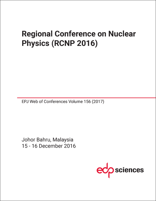 NUCLEAR PHYSICS. REGIONAL CONFERENCE. 2016. (RCNP 2016)