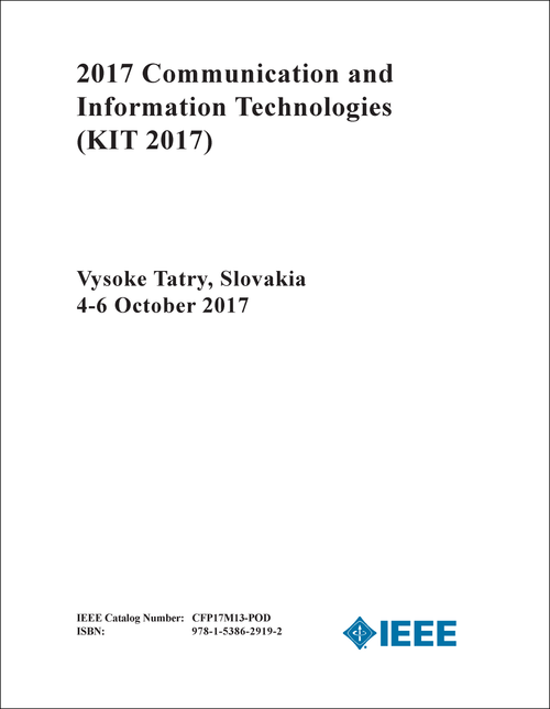 COMMUNICATION AND INFORMATION TECHNOLOGIES. 2017. (KIT 2017)
