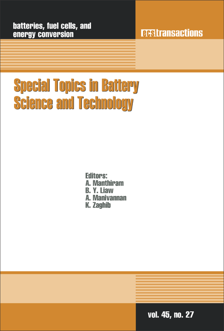SPECIAL TOPICS IN BATTERY SCIENCE AND TECHNOLOGY. (221ST ECS MEETING)