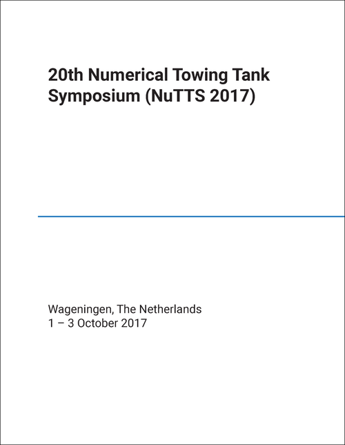 NUMERICAL TOWING TANK SYMPOSIUM. 20TH 2017. (NUTTS 2017)