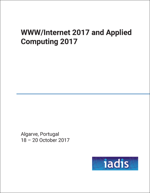 WWW/INTERNET. IADIS INTERNATIONAL CONFERENCE. 2017. (AND APPLIED COMPUTING 2017)