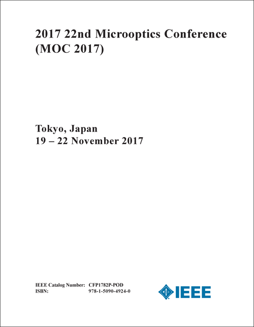 MICROOPTICS CONFERENCE. 22ND 2017. (MOC 2017)