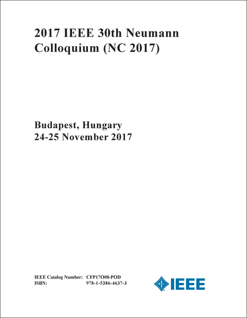 NEUMANN COLLOQUIUM. IEEE. 30TH 2017. (NC 2017)