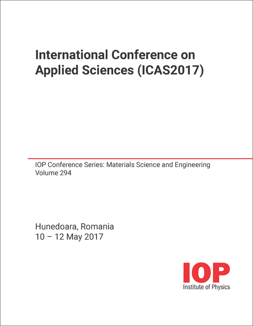 APPLIED SCIENCES. INTERNATIONAL CONFERENCE. 2017. (ICAS2017)