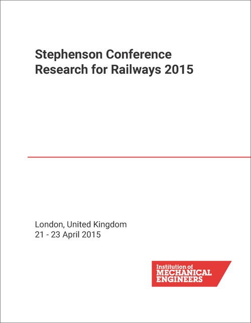 RESEARCH FOR RAILWAYS. STEPHENSON CONFERENCE. 2015.
