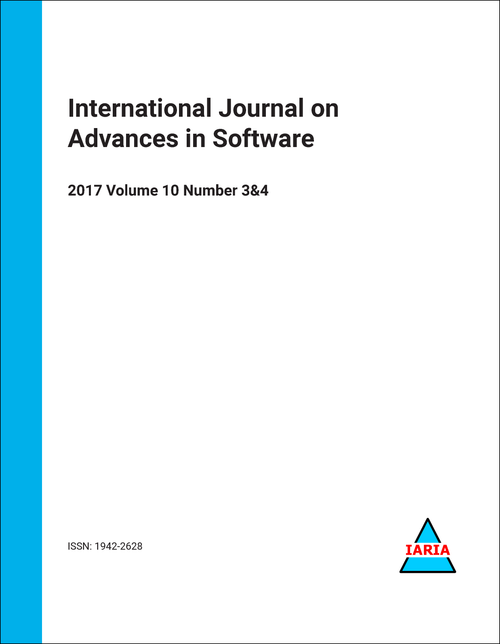 INTERNATIONAL JOURNAL ON ADVANCES IN SOFTWARE. VOL 10 #3&4 (2017).