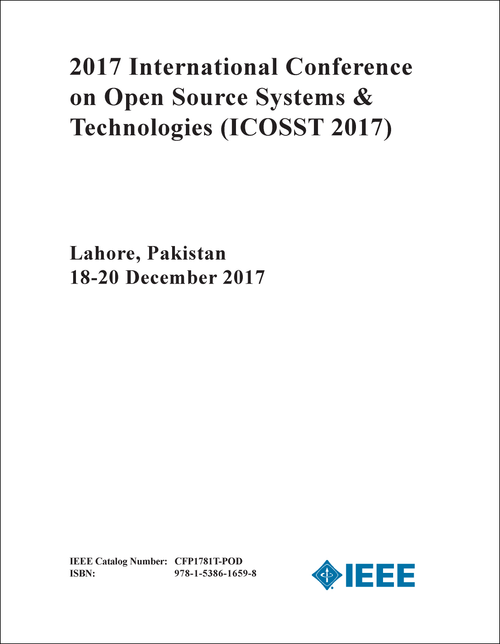 OPEN SOURCE SYSTEMS AND TECHNOLOGIES. INTERNATIONAL CONFERENCE. 2017. (ICOSST 2017)
