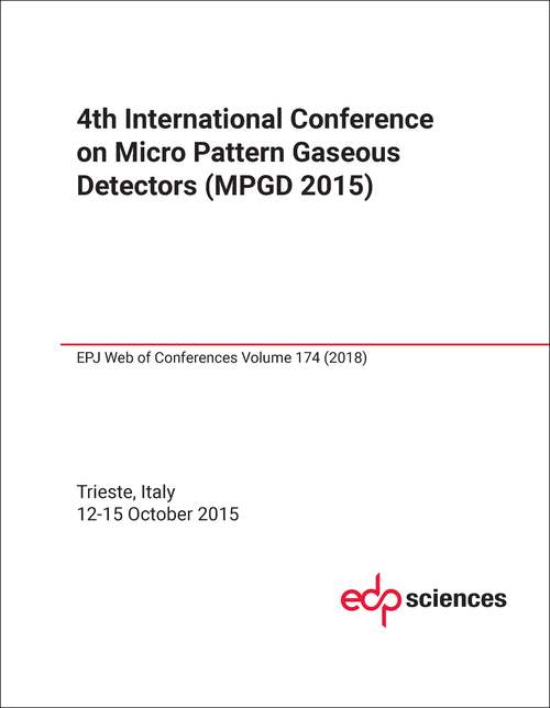 MICRO PATTERN GASEOUS DETECTORS. INTERNATIONAL CONFERENCE. 4TH 2015. (MPGD 2015)