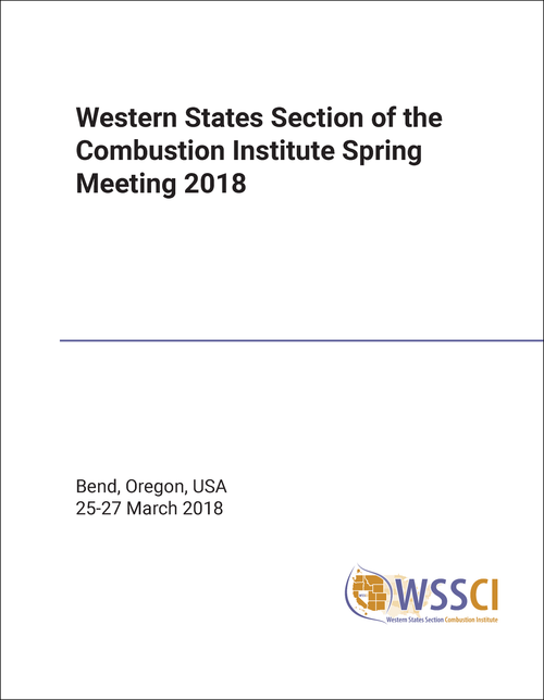 COMBUSTION INSTITUTE. WESTERN STATES SECTION. SPRING TECHNICAL MEETING. 2018.