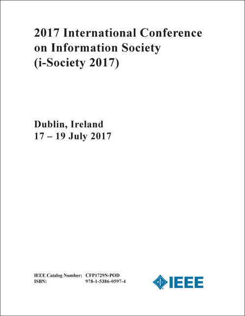INFORMATION SOCIETY. INTERNATIONAL CONFERENCE. 2017. (i-Society 2017)
