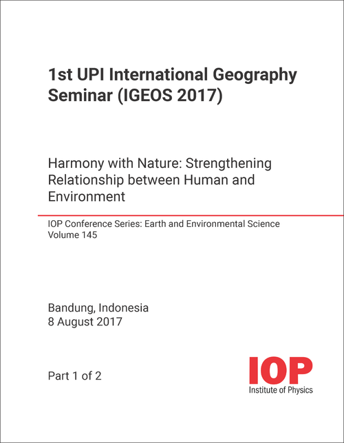 GEOGRAPHY SEMINAR. UPI INTERNATIONAL. 1ST 2017. (IGEOS 2017) (2 PARTS) HARMONY WITH NATURE: STRENGTHENING RELATIONSHIP BETWEEN HUMAN AND ENVIRONMENT