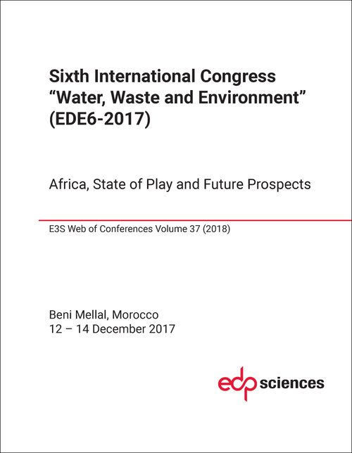 WATER, WASTE AND ENVIRONMENT. INTERNATIONAL CONGRESS. 6TH 2017. (EDE6-2017) AFRICA, STATE OF PLAY AND FUTURE PROSPECTS