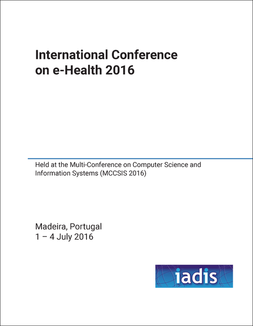 E-HEALTH. INTERNATIONAL CONFERENCE. 2016.