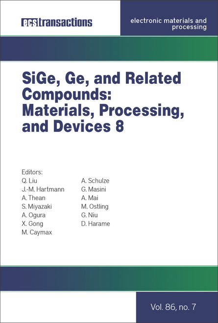 SIGE, GE, AND RELATED COMPOUNDS: MATERIALS, PROCESSING, AND DEVICES 8. (AIMES 2018)