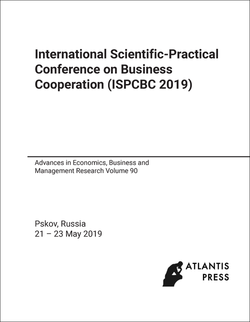 BUSINESS COOPERATION. INTERNATIONAL SCIENTIFIC-PRACTICAL CONFERENCE. 2019. (ISPCBS 2019)