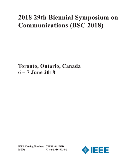 COMMUNICATIONS. BIENNIAL SYMPOSIUM. 29TH 2018. (BSC 2018)