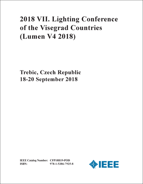 LIGHTING CONFERENCE OF THE VISEGRAD COUNTRIES. 7TH 2018. (LUMEN V4 2018)