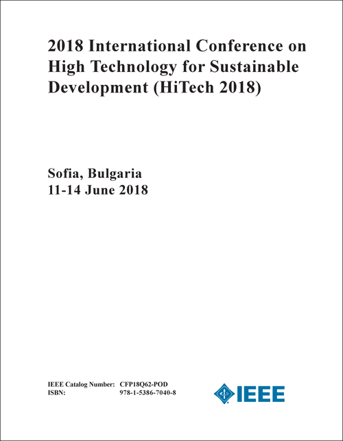 HIGH TECHNOLOGY FOR SUSTAINABLE DEVELOPMENT. INTERNATIONAL CONFERENCE. 2018. (HiTech 2018)
