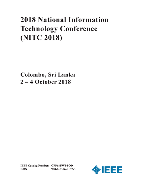 INFORMATION TECHNOLOGY CONFERENCE. NATIONAL. 2018. (NITC 2018)