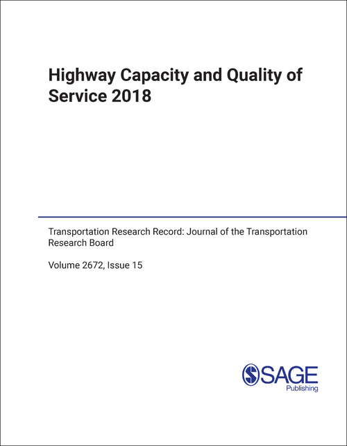 HIGHWAY CAPACITY AND QUALITY OF SERVICE. 2018.