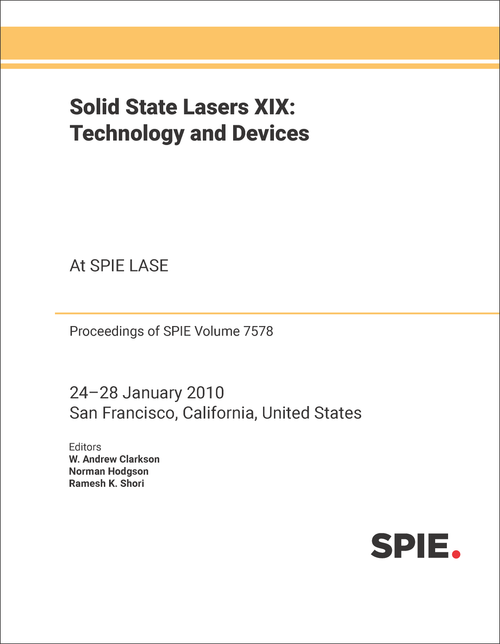 SOLID STATE LASERS XIX: TECHNOLOGY AND DEVICES