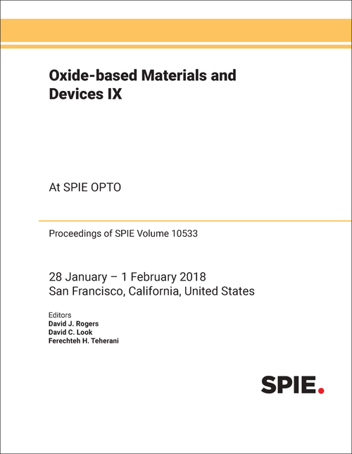 OXIDE-BASED MATERIALS AND DEVICES IX