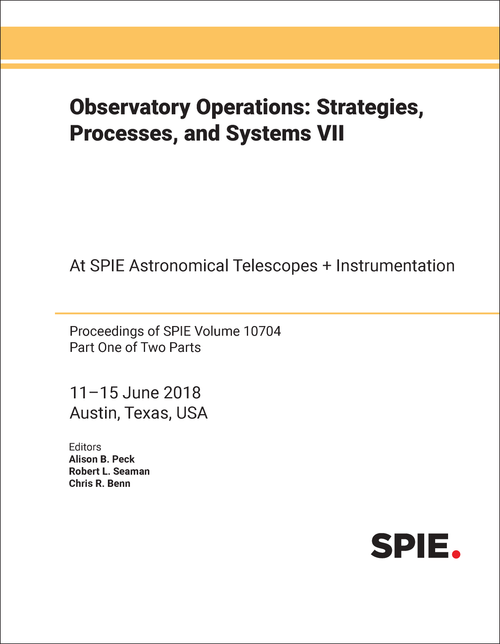 OBSERVATORY OPERATIONS: STRATEGIES, PROCESSES, AND SYSTEMS VII (2 PARTS)