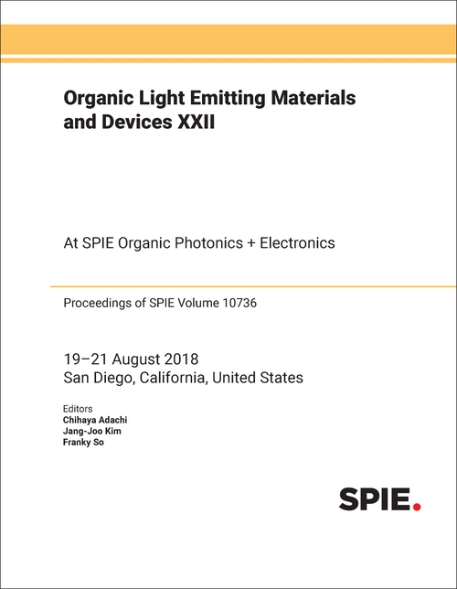 ORGANIC LIGHT EMITTING MATERIALS AND DEVICES XXII