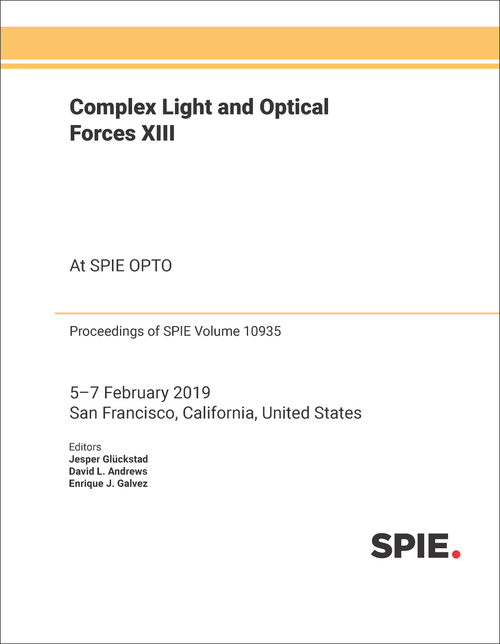 COMPLEX LIGHT AND OPTICAL FORCES XIII