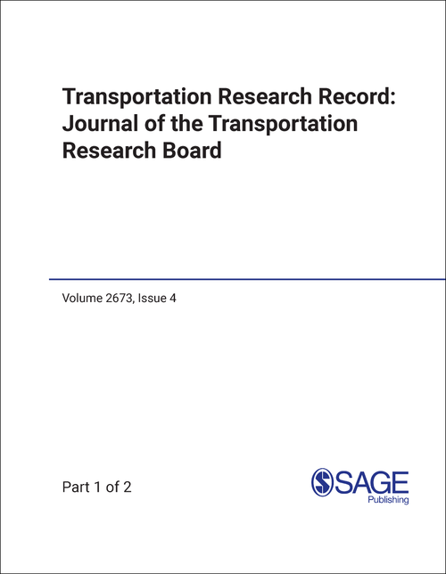 TRANSPORTATION RESEARCH RECORD. VOLUME 2673, ISSUE #4 (APRIL 2019) (2 PARTS)