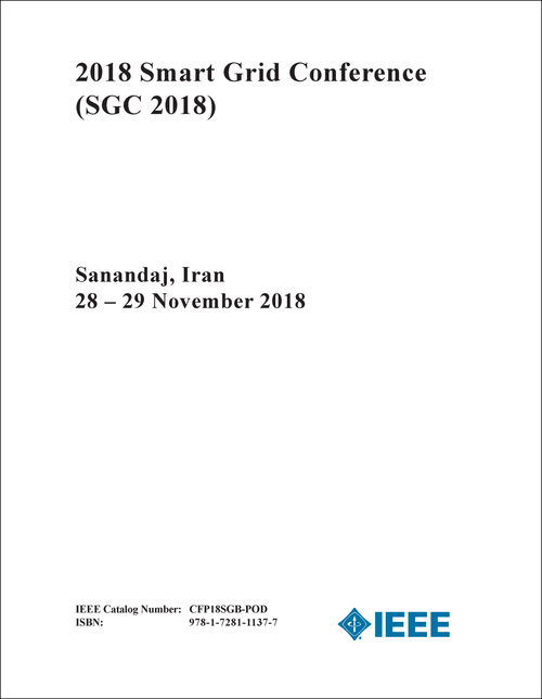 SMART GRID CONFERENCE. 2018. (SGC 2018)