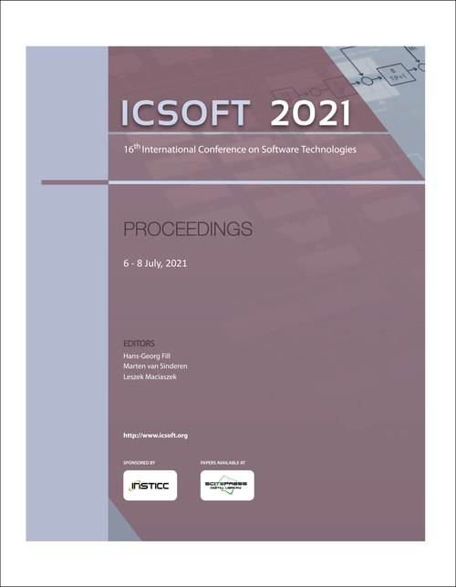 SOFTWARE TECHNOLOGIES. INTERNATIONAL CONFERENCE. 16TH 2021. (ICSOFT 2021)